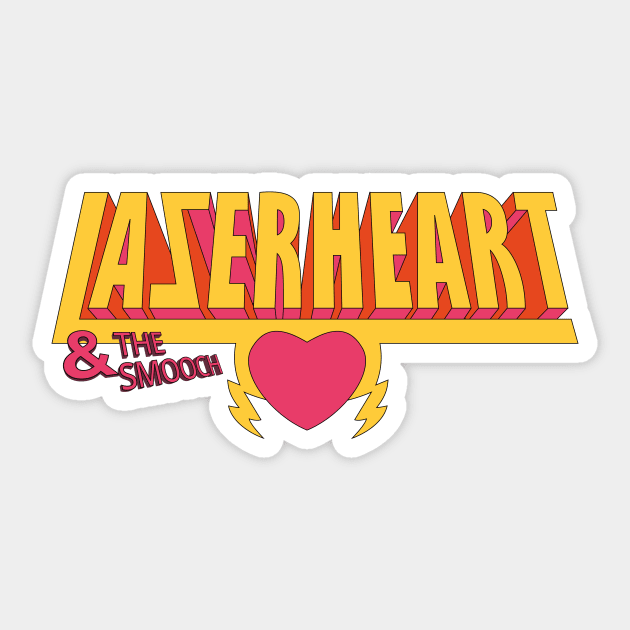 LaserHeart and The Smooch Sticker by penta